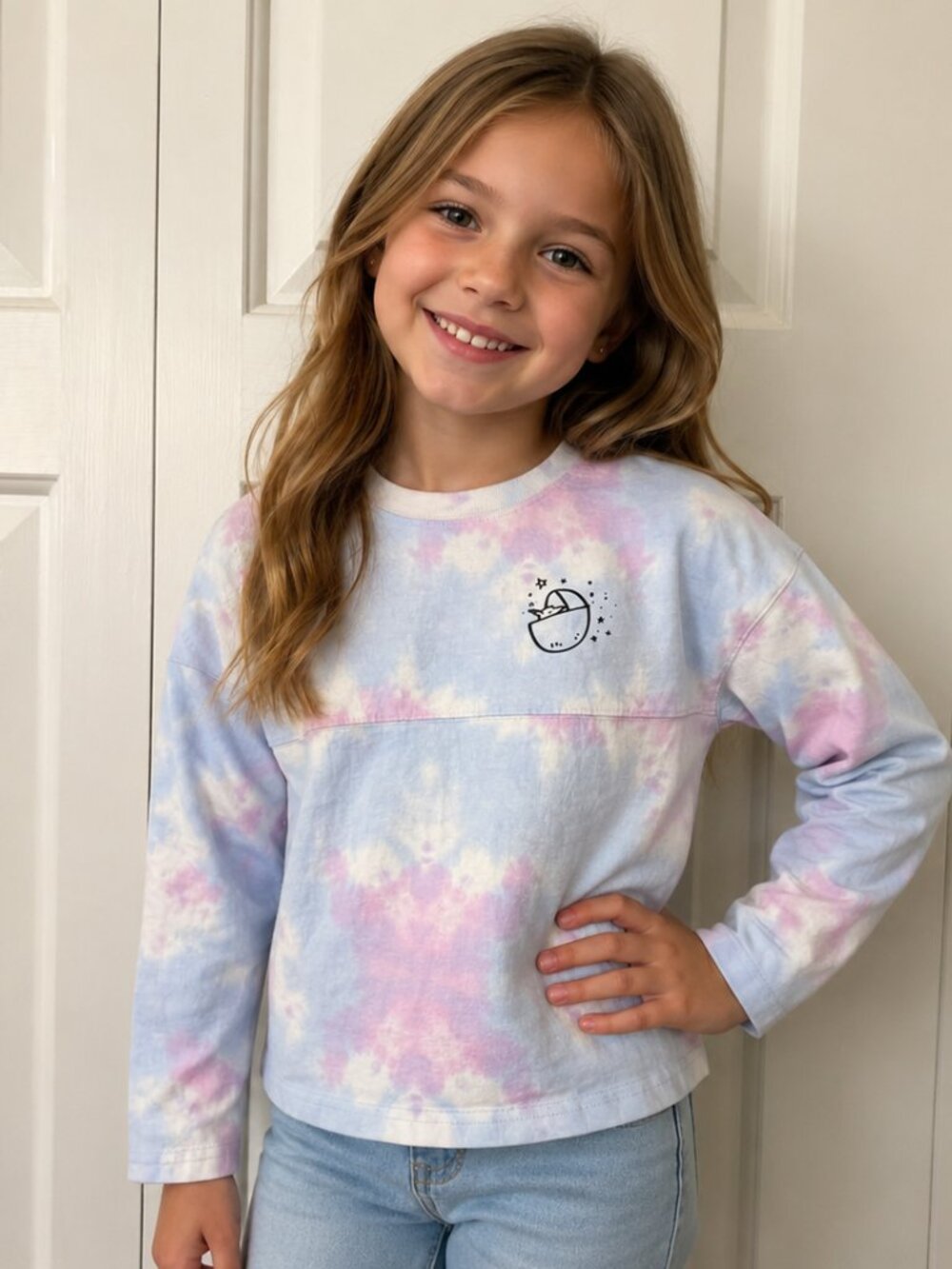 Official Disney Parks Grogu/Baby Yoda Tie-Dye Spirit Jersey - L/G (11/12)